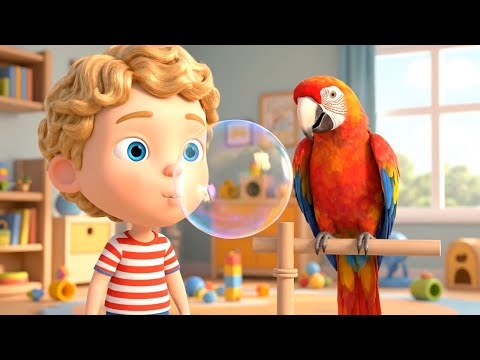 Видео: Попугай пират «Поп поп» 🦜🏴‍☠