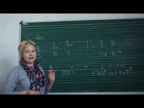 Видео: Гармония 2 курс, Тема  трезвучие 6 ступени