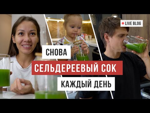Видео: VLOG 46. Давно хотели купить это: специальная соковыжималка для сельдерея / Аскеза в кедах