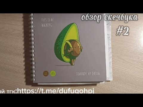 Видео: обзор скечбука #2