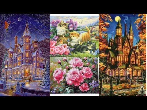 Видео: Вышивка за неделю🥰 Старт осеннего замка от ХАЕД 🏰