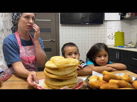 Видео: Пожарила Шелпеки / Вкуснейший Кукси / Пирог / Тренировка по Плаванию / Замужем за Казахом / Влог171