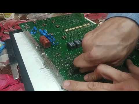 Видео: Платы с АТС станции. Много интересного.