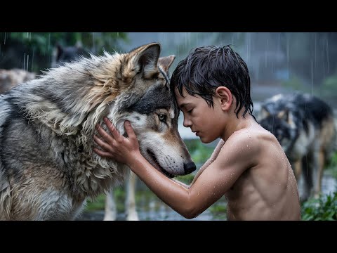 Видео: Волки выpacтили cлaбoгo Maльчикa и он стал Королём Джунглей