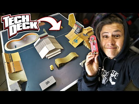 Видео: СКЕЙТ-ПАРК ДЛЯ ФИНТБОРДА НА РАМПАХ TECH DEC!