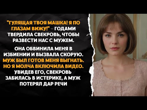 Видео: "Гулящая твоя Машка! Я по глазам вижу!" – свекровь годами отравляла мне жизнь,