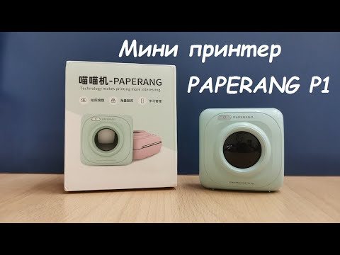 Видео: Карманный термопринтер PAPERANG P1. Компактный и доступный принтер с АлиЭкспресс.