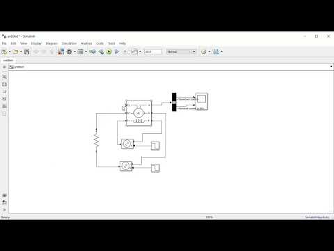 Видео: Matlab/simulink модель двигателя постоянного тока с независимым возбуждением.