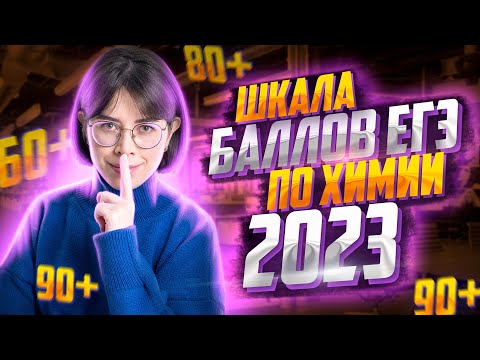 Видео: Шкала баллов ЕГЭ по химии 2023. Что нужно решить для порога, 60+, 80+, 90+ баллов?