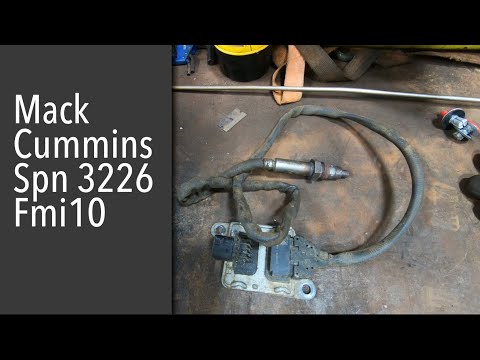 Видео: Mack с заменой датчика NOx ISL9 Cummins spn 3226