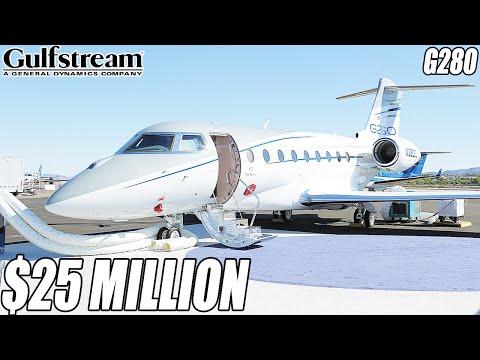 Видео: Внутри Gulfstream G280 стоимостью 25 миллионов долларов