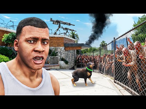 Видео: ЗАЩИЩАЕМ ДОМ ФРАНКЛИНА ОТ ЗОМБИ в GTA 5!