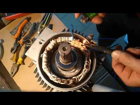 Видео: Переделать трехфазный (380В) электродвигатель в однофазный (220В).Подключить из звезды в треугольник