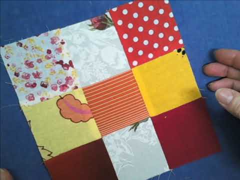 Видео: Шьём блок 9 квадратов