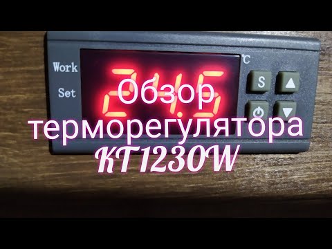 Видео: Обзор терморегулятора KT1230W для коптильни.