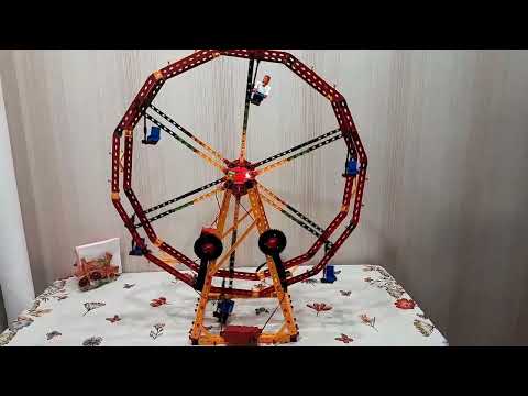 Видео: Fischertechnik Riesenrad / Ferris wheel / чертово колесо