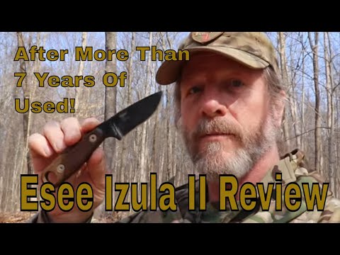 Видео: Обзор ножа ESEE Izula II. После более чем 7 лет использования!