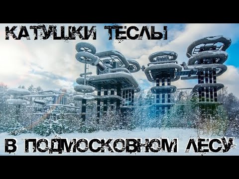 Видео: Катушки Теслы в Подмосковном лесу | Генератор Аркадьева-Маркса