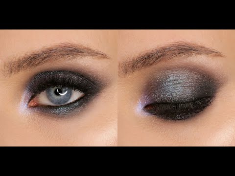 Видео: Серый смоки с пигментами от Тамми Тануки. Smokey eyes
