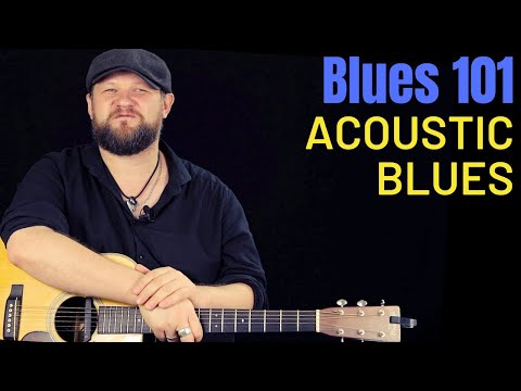 Видео: Blues101: Как играть акустический блюз. Ритм и соло.