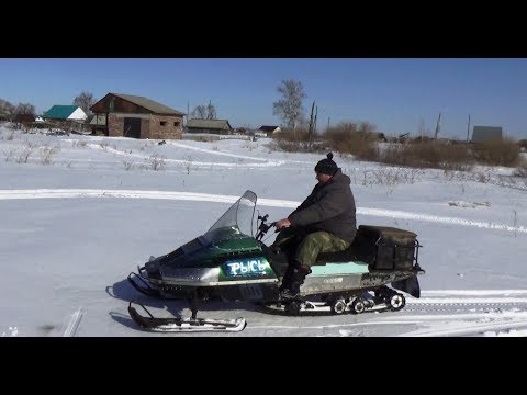 Видео: Воскрешение мертвеца, снегоход Рысь в деле!