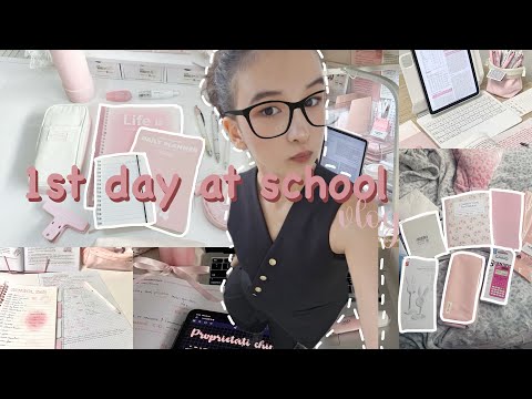 Видео: 📚1st day at school||study day vlog📖||первый день в школе||