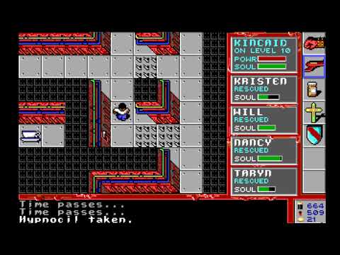 Видео: Oldgames: [DOS] Nightmare on Elm Street. Westwood 1989. Final level + Boss. Кошмар на улице Вязов.