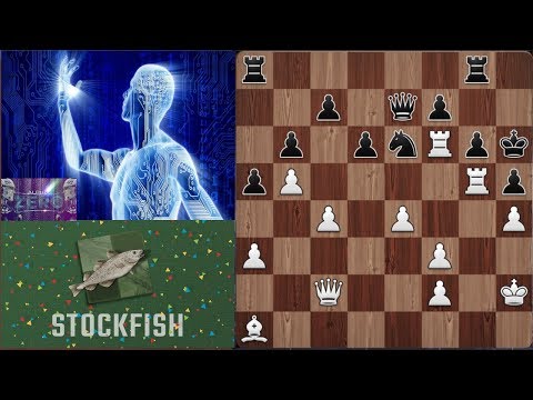 Видео: AlphaZero-Stockfish очередной шедевр!