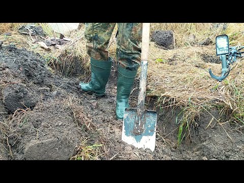 Видео: Шурф интересного Хутора. Много монет.