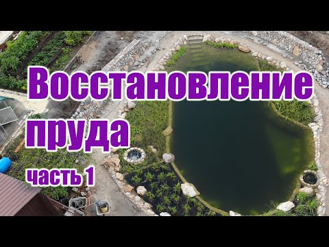 Видео: Восстановление пруда (часть1)