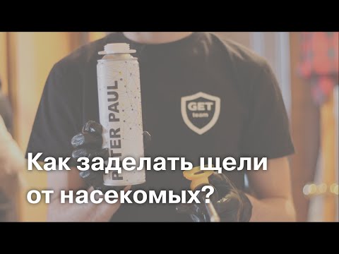 Видео: Как заделать щели от насекомых?