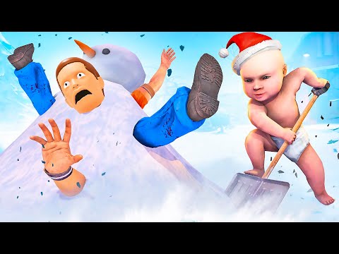Видео: РЕБЕНОК ЗАКОПАЛ ПАПУ В СНЕГУ!