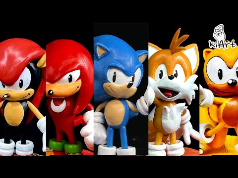 Видео: Создать коллекцию Sonic Mania (Sonic, Tails, Knuckles, Mighty, Ray) [kiArt]