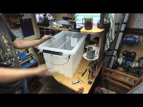 Видео: Начали постройку ванны для гальваники.