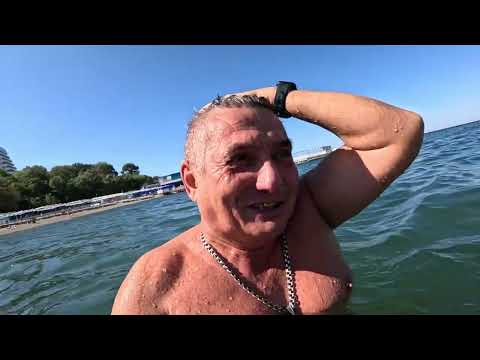 Видео: #Анапа. Сегодня 13.09.2025. Чёрное море. Пляж «Высокий Берег». Утро 10.00.Воздух 20.Море 20. Купание