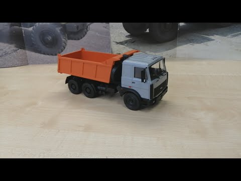 Видео: Обзор модели Маз-5516, масштаб 1:43, "Наш автопром"