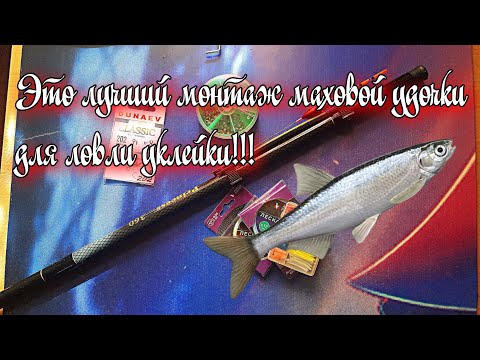 Видео: Это лучший монтаж маховой удочки для ловли УКЛЕЙКИ!