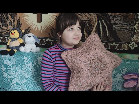 Видео: МК . Подушка крючком,в форме Звезды
