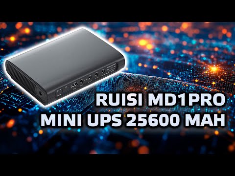 Видео: RUISI MD1Pro - DC UPS на 25600mAh,  для роутеров, камер, мини серверов, обзор и тестирование