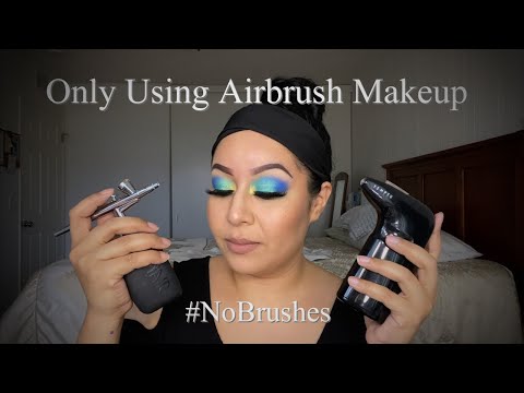 Видео: Аэрографический макияж на все лицо