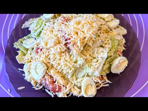 Видео: Салат ЦЕЗАРЬ. 🤤 Получается очень вкусно. Қазақша рецепт