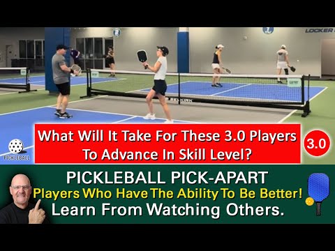 Видео: Пиклбол! Смогут ли эти игроки 3.0 пробиться?