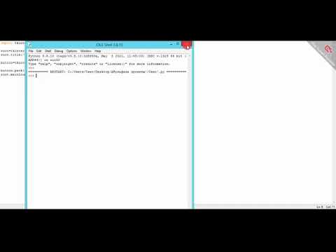Видео: Как создать окно в Python с Tkinter! 💻 Кнопка и  текст 😄