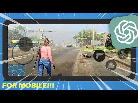 Видео: Я создал игру GTA для мобильных устройств с помощью ChatGPT.