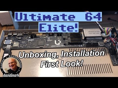 Видео: Ultimate 64 Elite: распаковка, установка, первый взгляд (системная плата Commodore 64 FPGA)