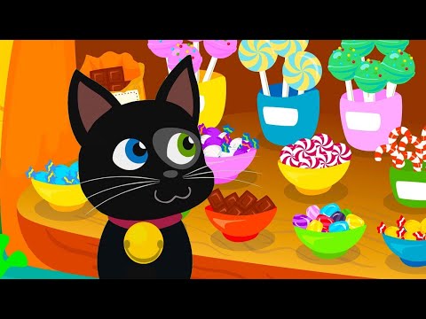 Видео: Котик Місіфу та чарівні солодощі🍭🍭🍭 Магічний світ - мультик для дітей