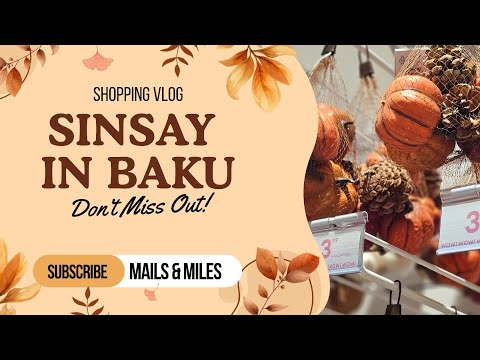 Видео: Что купили?|Shopping Vlog Baku|🍁SiNSAY|📍Sevilc Mall| 