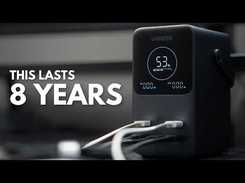 Видео: Внешний аккумулятор с НЕВЕРОЯТНОЙ долговечностью | UGREEN 300 Вт 48 000 мА·ч