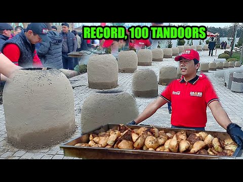 Видео: 100 шт. тандыр 50000 шт. самса приготовили первый раз Рекорд в Ташкенте