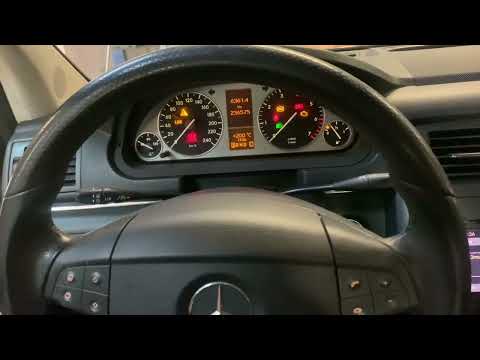 Видео: Mercedes B-класса сбросил индикатор спущенной шины. Исправлен индикатор TPMS.